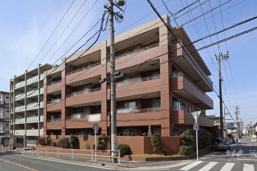 ジェネラスマンション本郷社が丘の外観（南東側から）