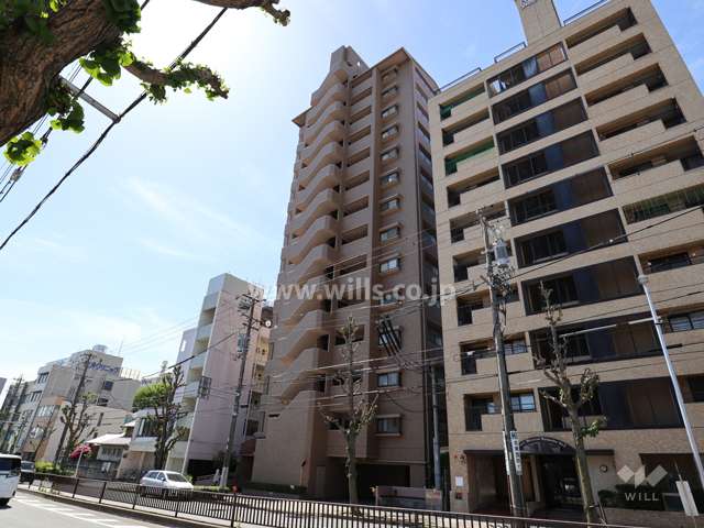 星ヶ丘グランドハイツの外観(北西側から)