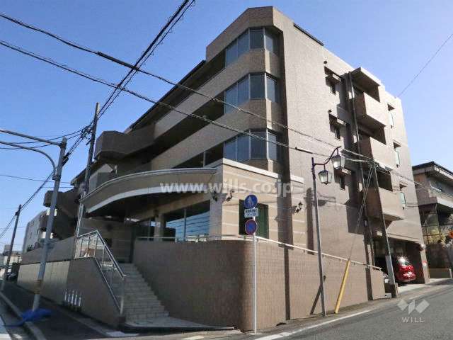 サンマンションアトレ藤ヶ丘の外観（北西側から）