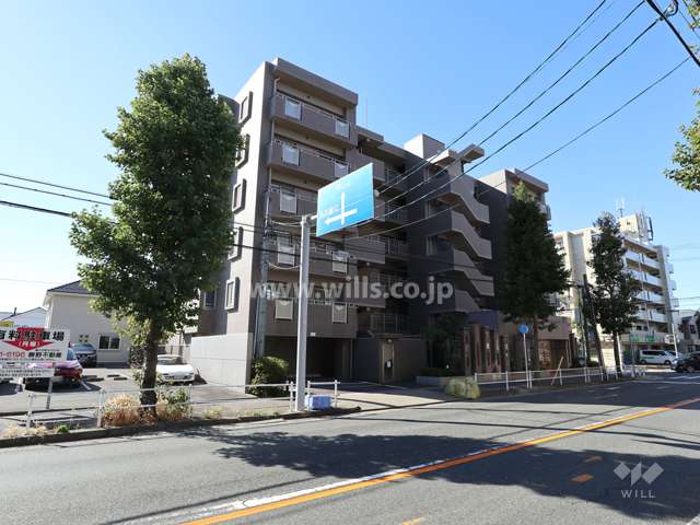 藤和シティホームズ社台の外観(北東方向から)