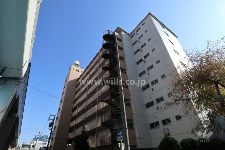 第２上社ハイツの外観(北側から)