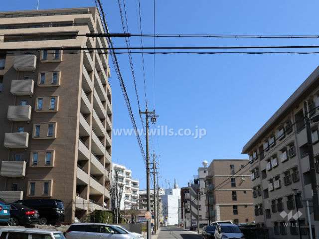 藤が丘シティハウスエアリーコートの前面道路