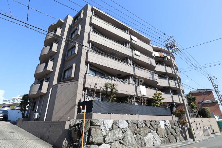 グランドメゾン一社の外観(南西側から)
