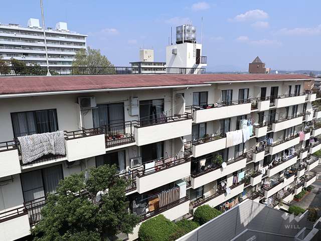 荘苑星ヶ丘の外観(南西側から)