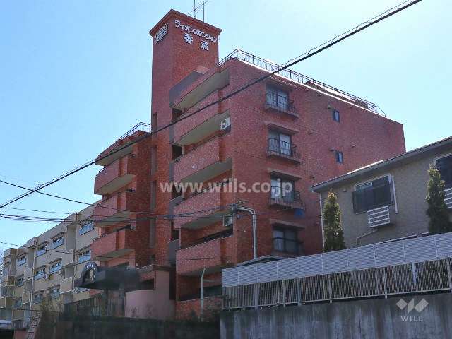 ライオンズマンション香流の外観（北西側から）