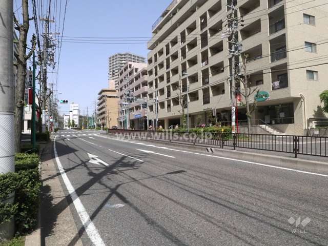 敷地南側の前面道路（東側から）