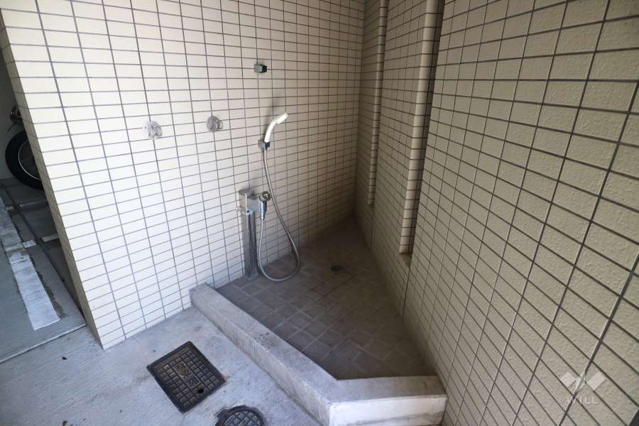 ペットの足洗い場