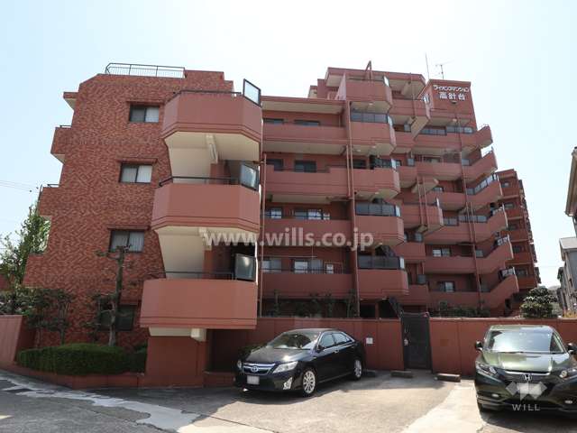 ライオンズマンション高針台の外観(北西側から)