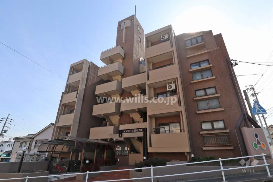 三旺マンション第6上社の外観（北西側から）