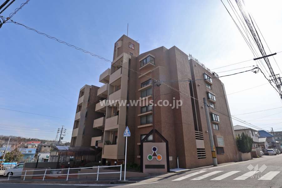 三旺マンション第6上社の外観（北西側から）