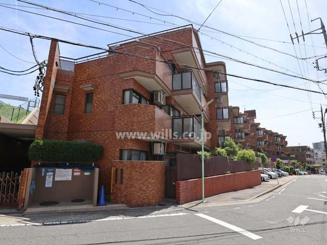 三井一社ハイツの外観(北西側から)