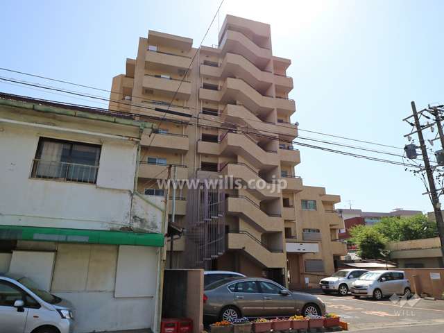 三旺マンション星ヶ丘東の外観（北東側から）