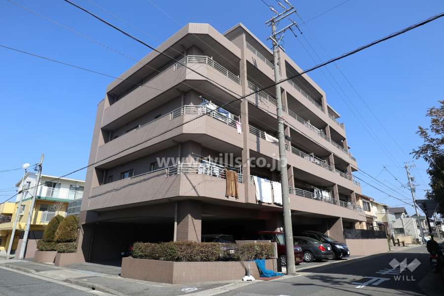 ユニーブル山の手北の外観（南西側から）