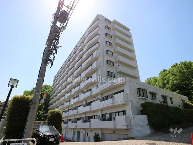 星ヶ丘スカイマンションの外観(北東側から)