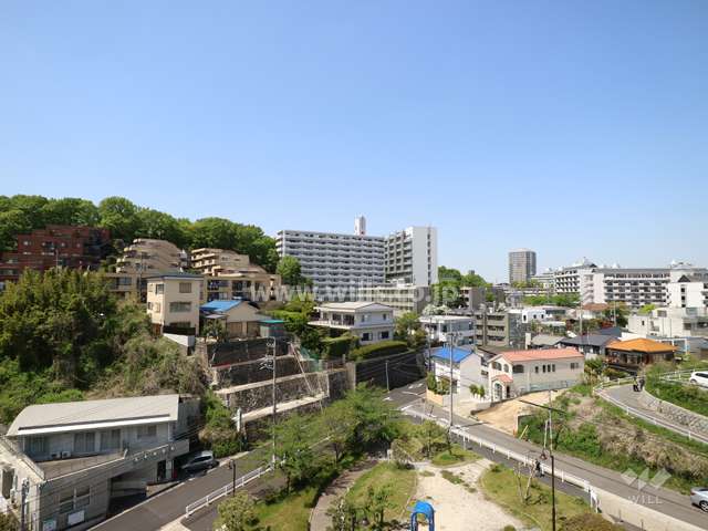 星ヶ丘スカイマンションの遠景