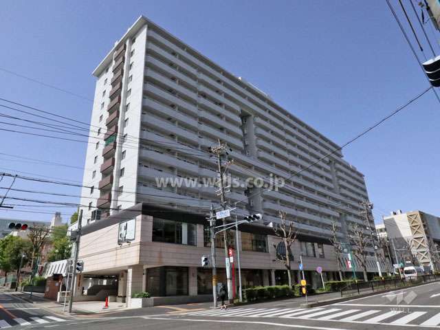 虹ヶ丘マンションの外観（北東側から）