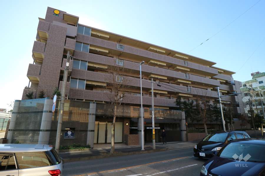 エスポア文教台の外観（北側から）