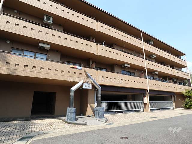 シティコーポ植園の外観(南西側から)