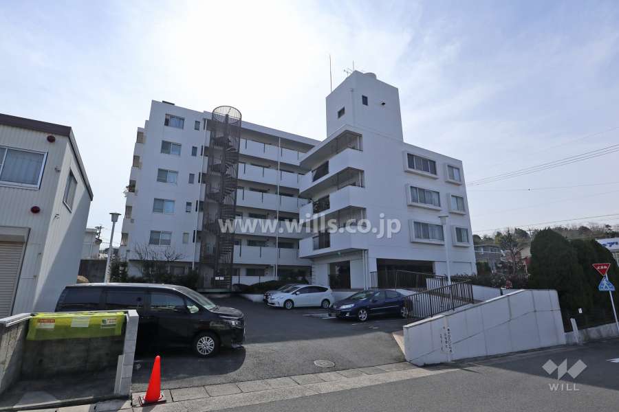 平和ヶ丘サンハイツの外観（北東側から）
