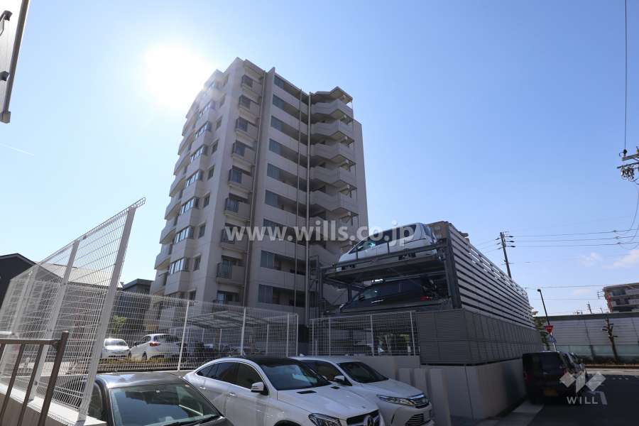 プラウド上社テラスの外観（北西側から）