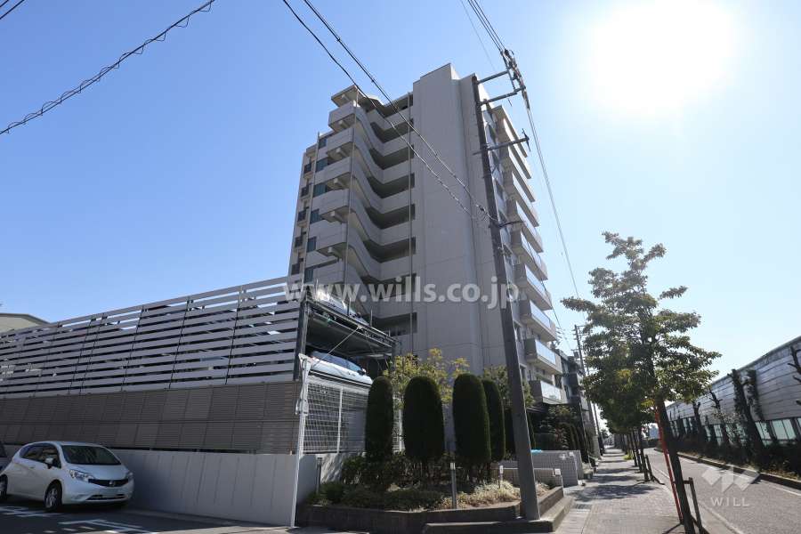 プラウド上社テラスの外観（北西側から）