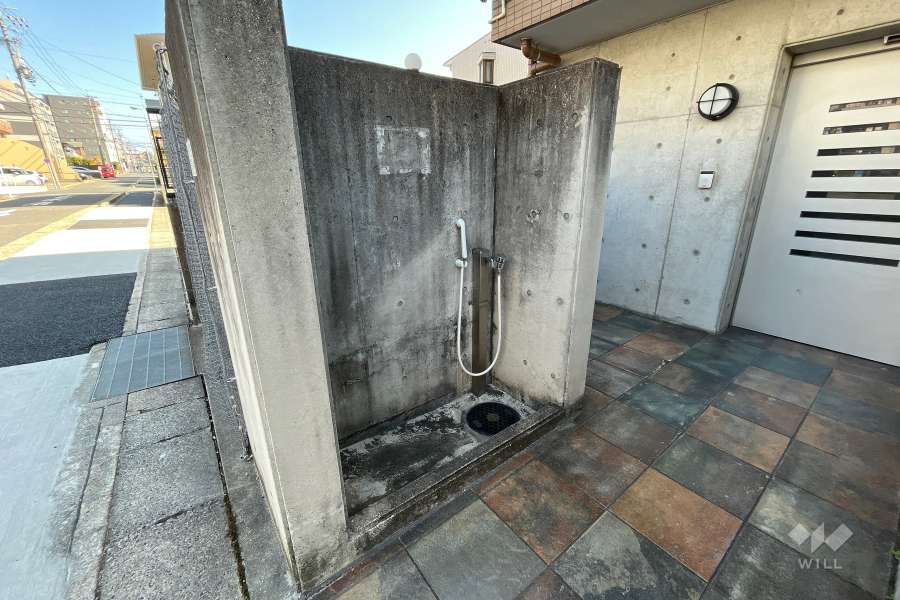 ペット足洗い場