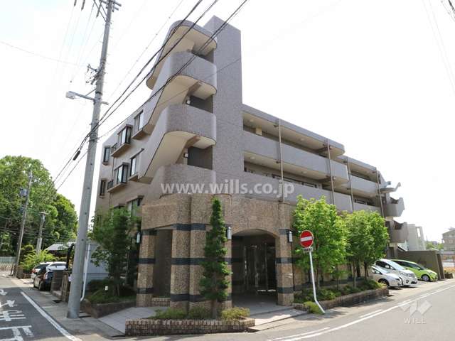 チサンマンションアルコート上社の外観(北東側から)