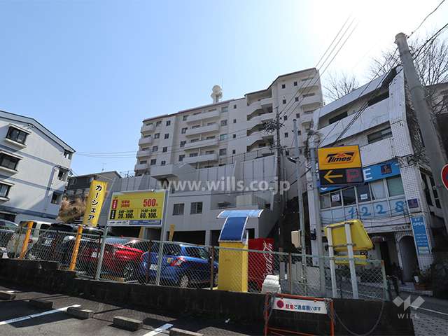 神丘コーポラスの遠景(北西側から)