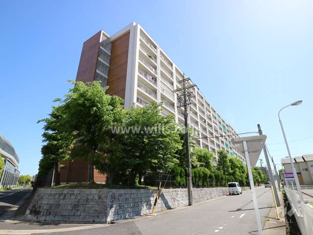 高針北住宅A棟の外観（南西側から）