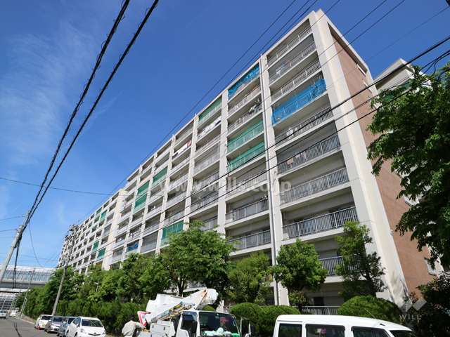 高針北住宅B棟の外観（南東側から）