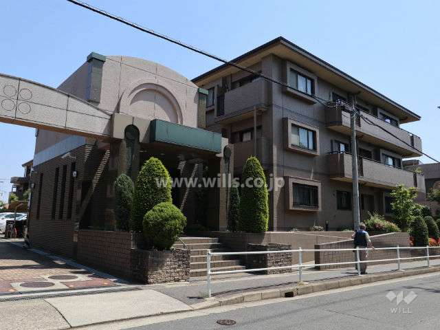 ライオンズガーデンヒルズ富士見台弐番館の外観(北西側から)