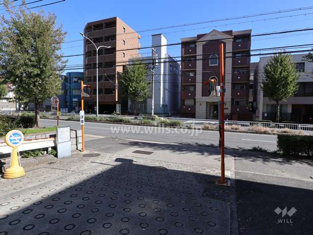 敷地内への車の出入り口（敷地北東側）