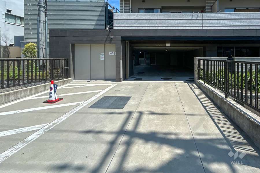 駐車場の出入口