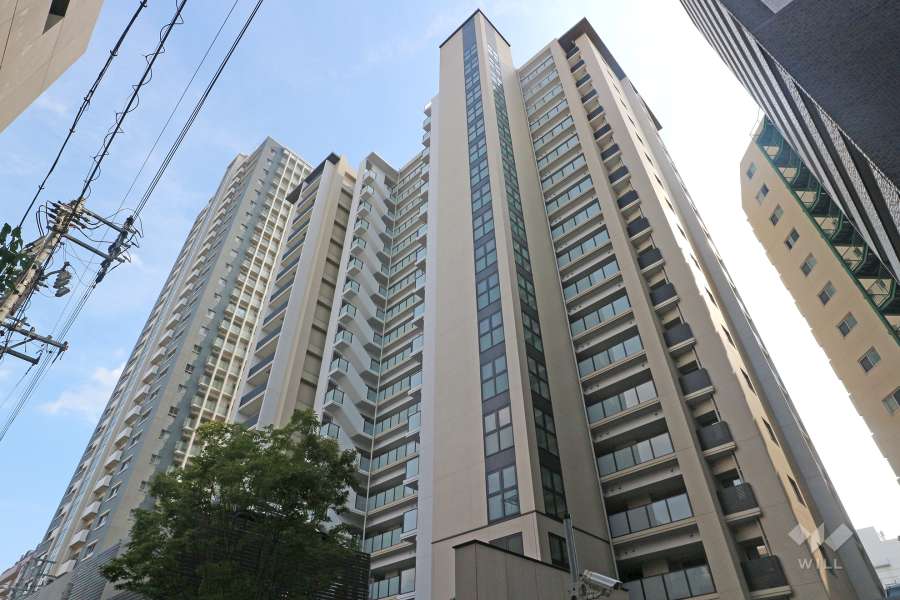 パークコート上前津プレミアプラスの外観（北西側から）