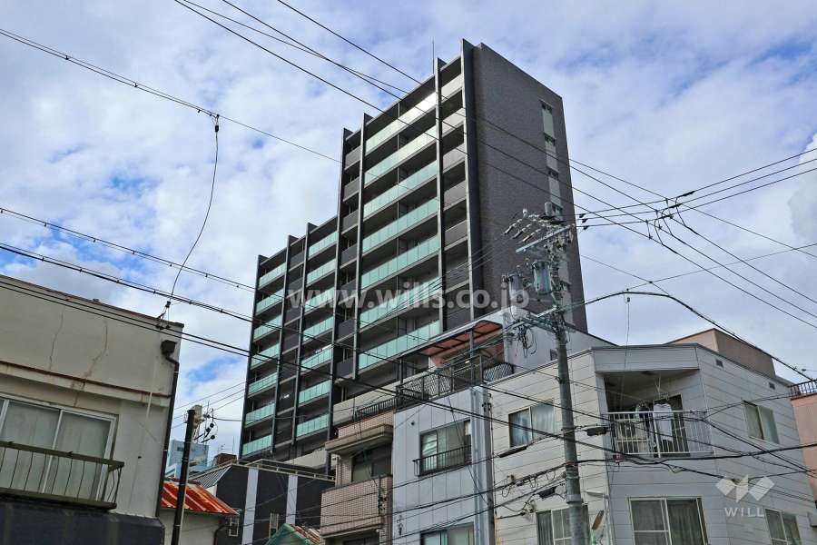 サンクレイドル名古屋大須の外観（南東側から）