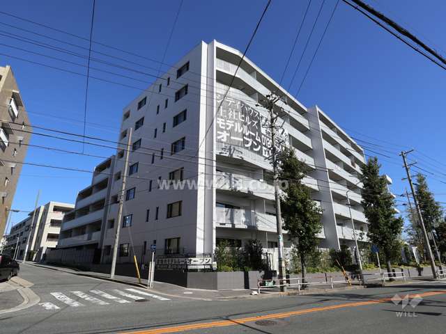 シティハウス上社ヒルズの外観(南西方向から)