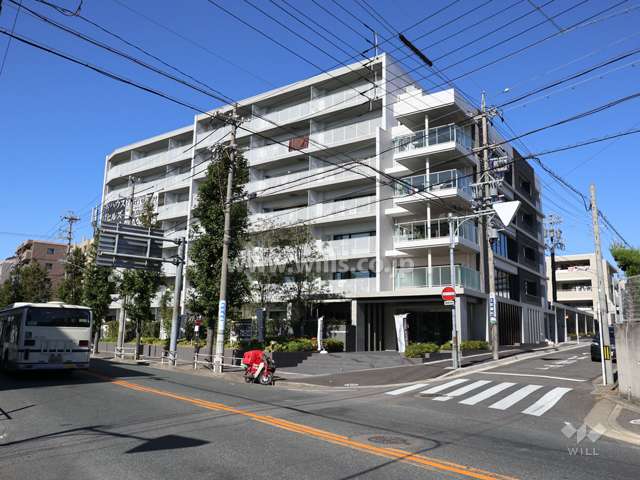 シティハウス上社ヒルズの外観(南東方向から)