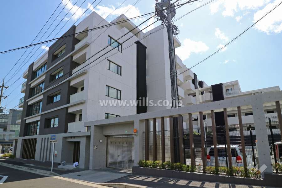 シティハウス上社ヒルズの外観（北東側から）