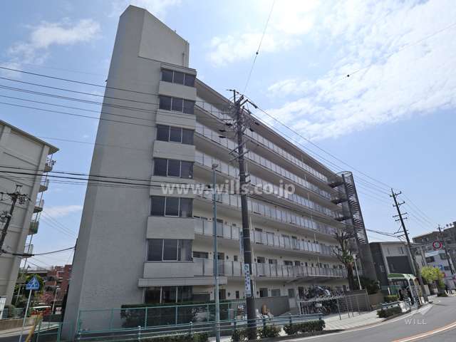 希望ヶ丘ハイツB棟の外観（北側から）