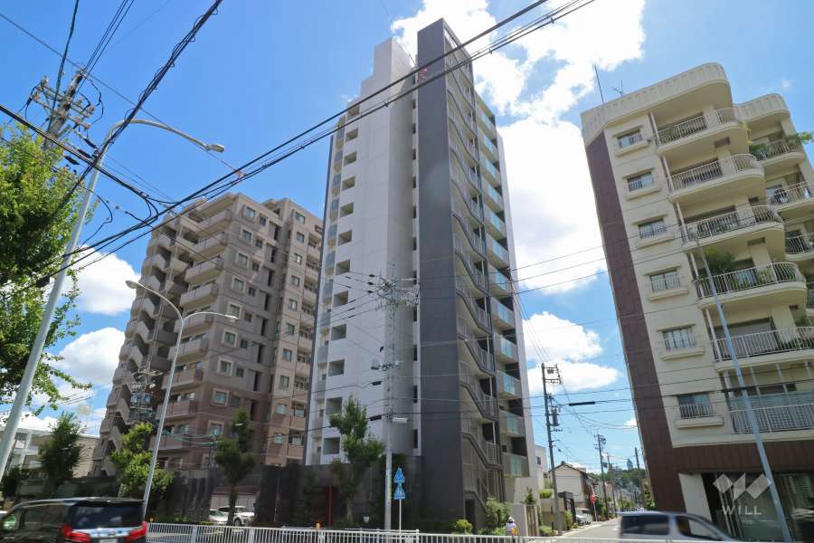 パークナード覚王山の外観(南西側から)