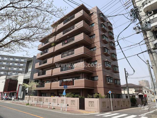 三井農林吹上ハイツの外観(南東側から)