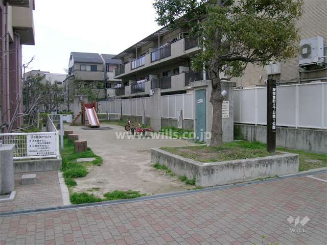 敷地に隣接する公園