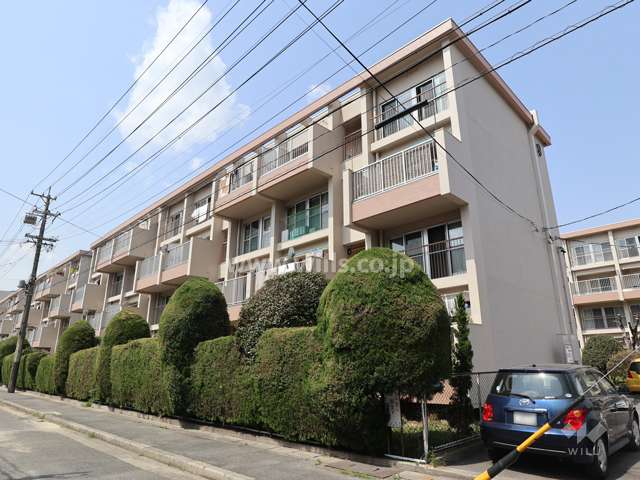 猪子石南住宅9号棟の外観(南東側から)