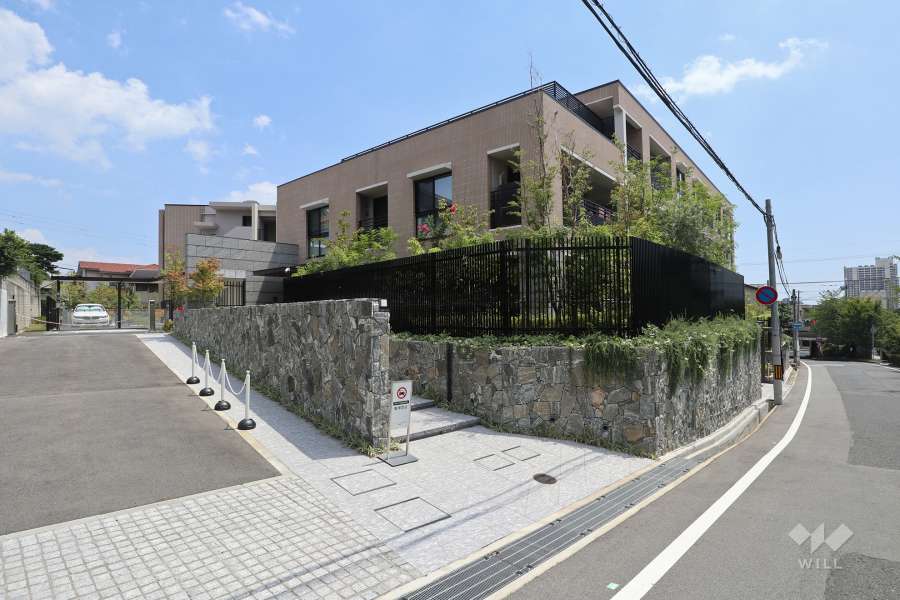 ファインレジデンス住吉山手の外観（北西側から）