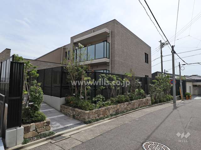 グランドメゾン覚王山丘上町の外観（北西側から）