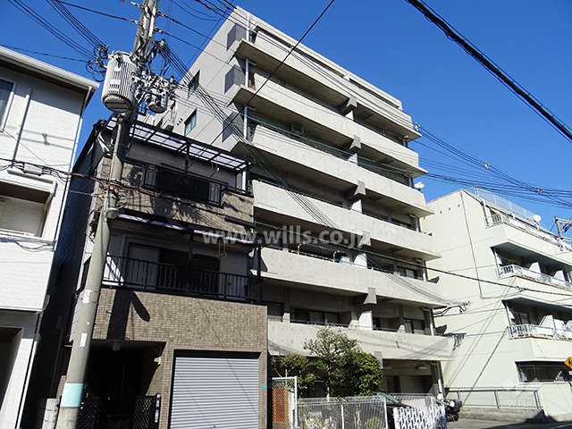 ベルデフラッツ塚本の外観（南西側から）