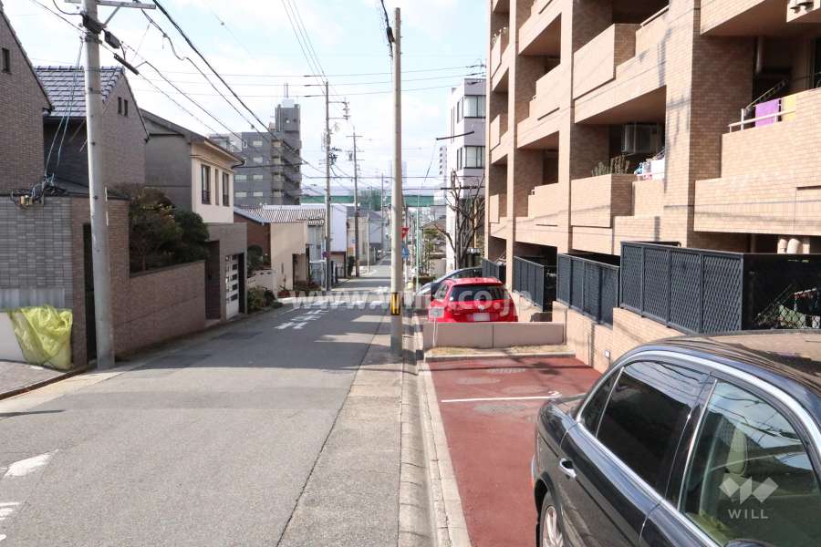 敷地南側前面道路