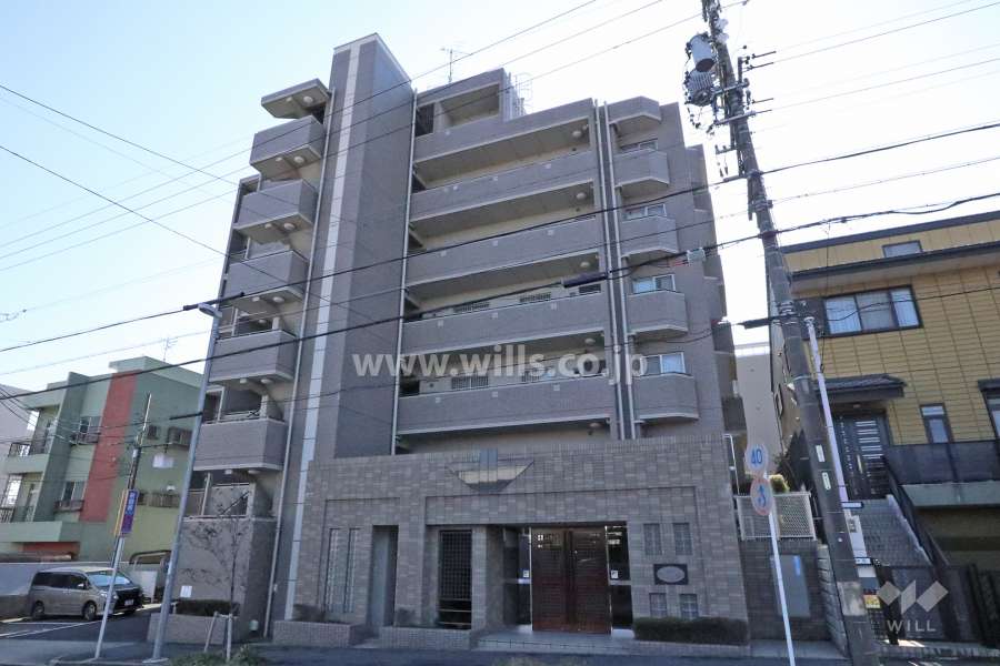 野村石川橋ヒルズの外観（北側から）
