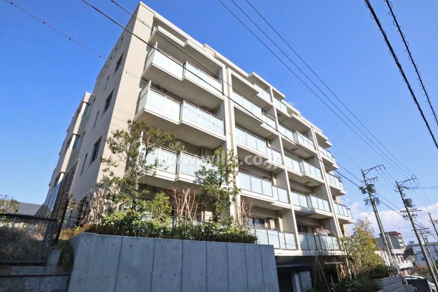 グランドメゾン桜山菊園町の外観（南側から）