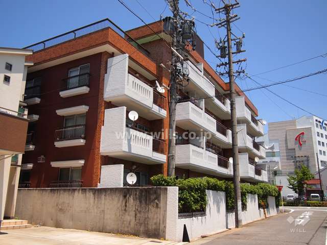 三旺マンション第1石川橋の外観（南西側から）